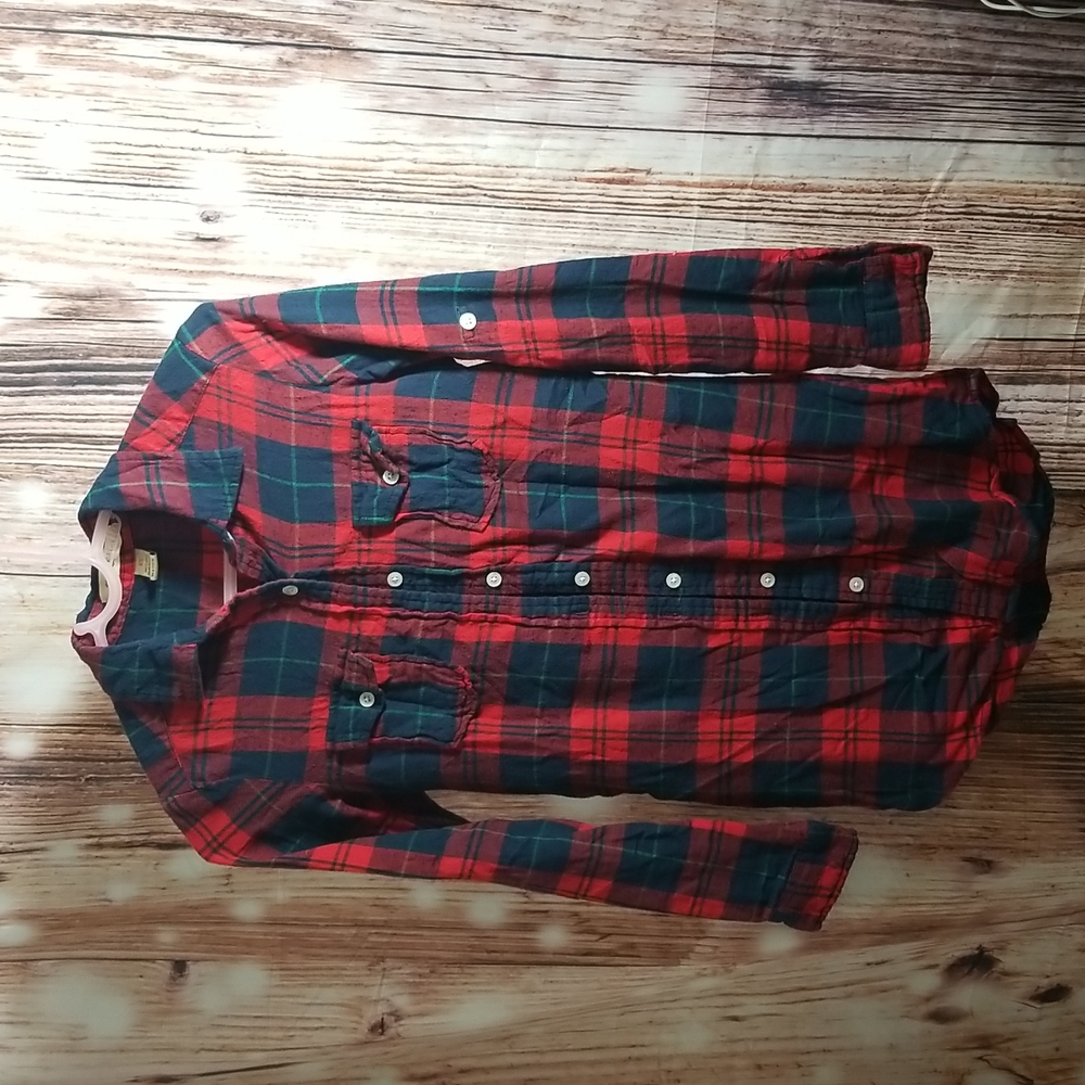 Fun & Flirt Flannel Shirt Size XS